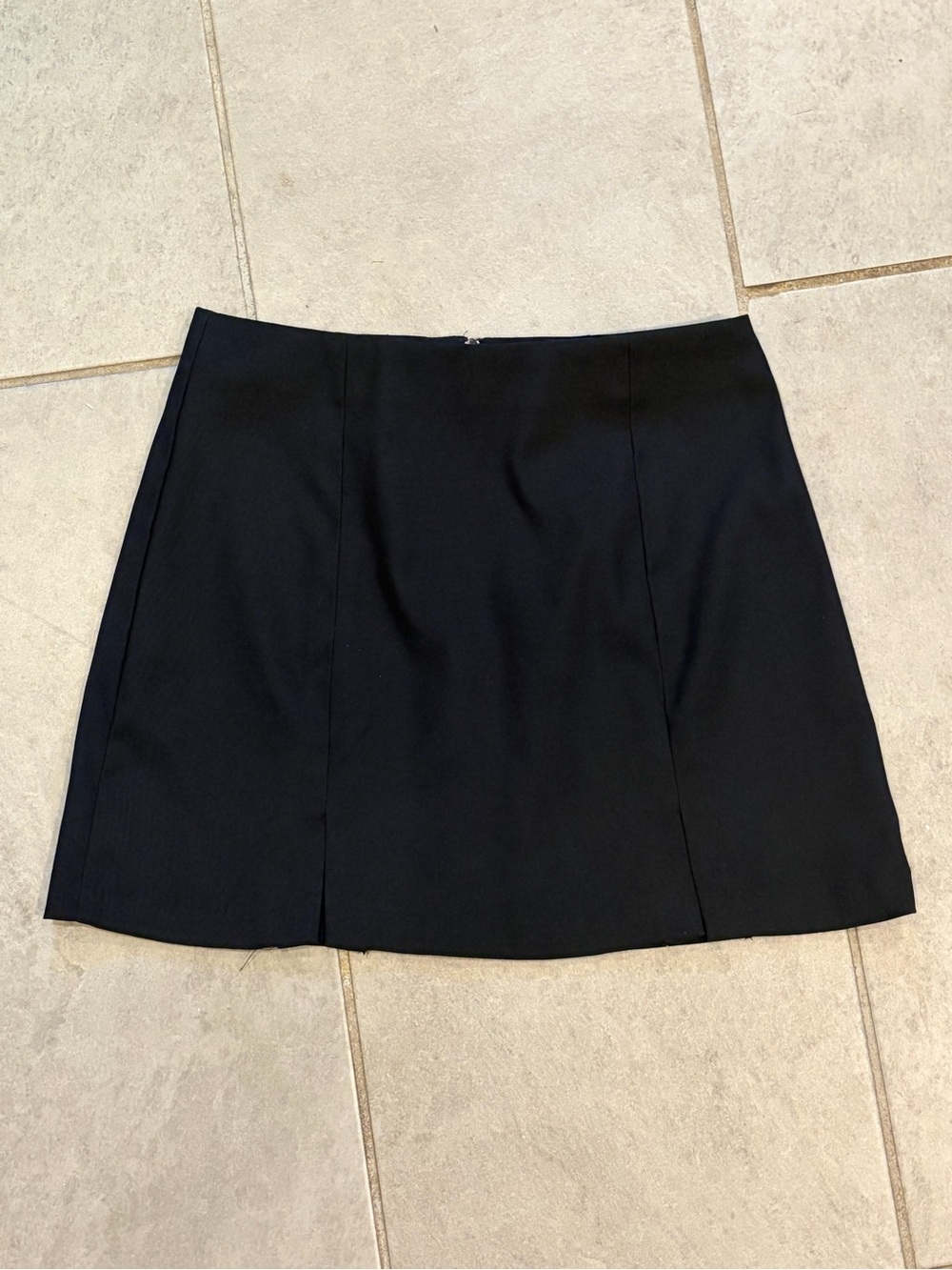 Classic Black A-Line Mini Skirt